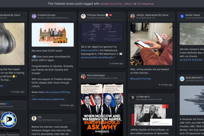 Lav en opslagstavle med Fediwall